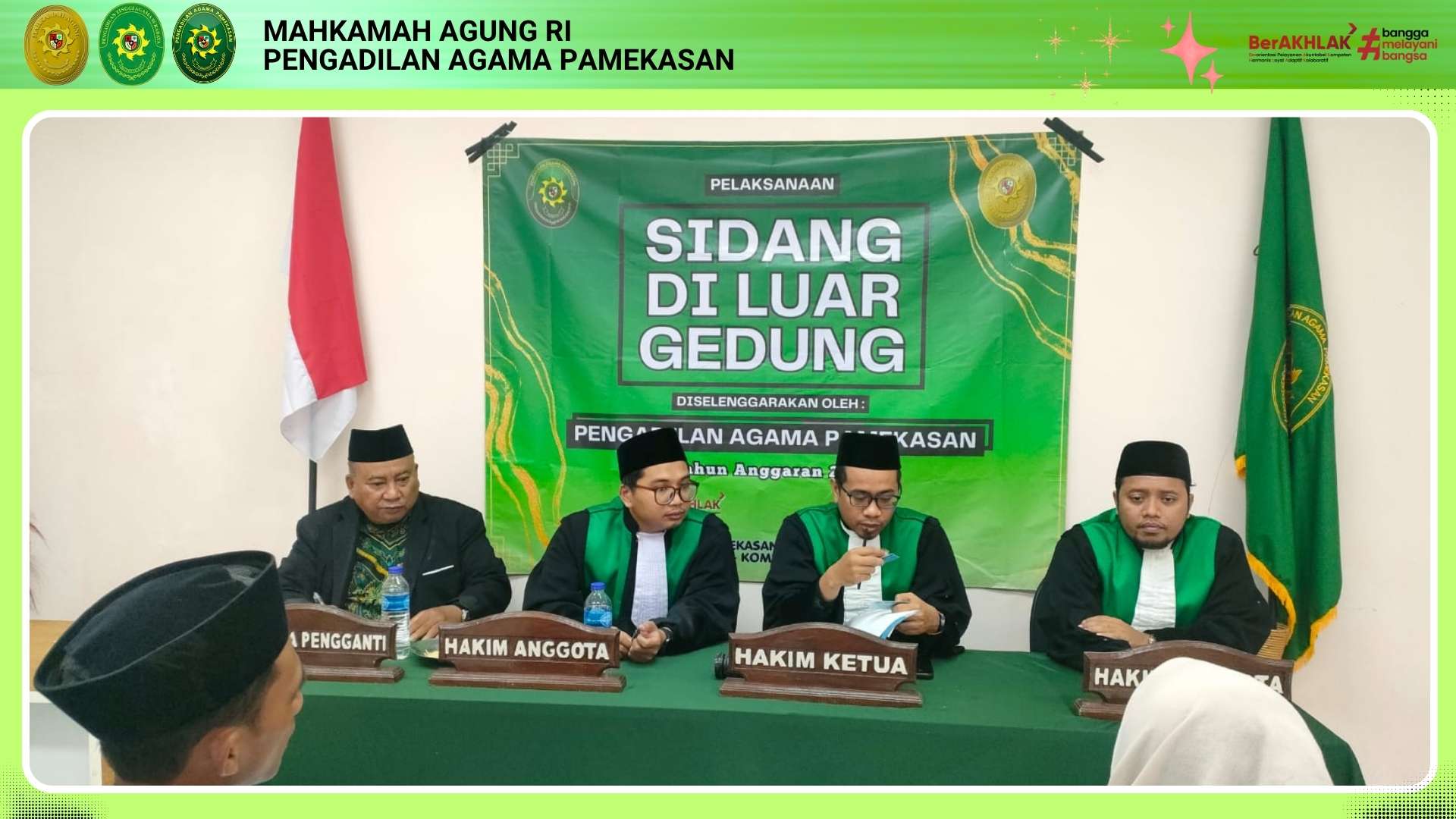 Permudah Akses Keadilan. PA Pamekasan Gelar Sidang di Luar Gedung Perkara Isbat Nikah di IDB Banyuanyar